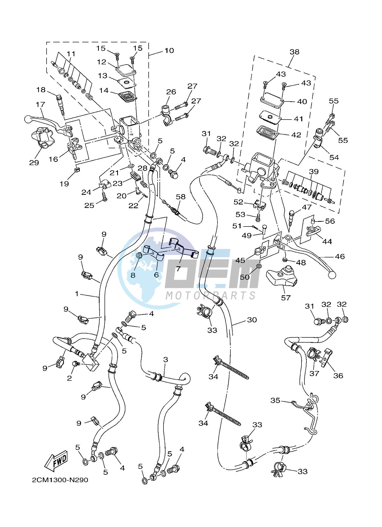 FRONT MASTER CYLINDER