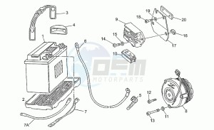 Nevada 350 drawing Saprisa battery - alternator