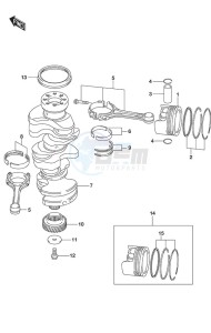 DF 250AP drawing Crankshaft