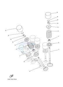 YZF-R3 YZF-R3A 321 R3 (B023 B024) drawing VALVE