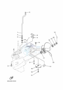 F50DETL drawing LOWER-CASING-x-DRIVE-2