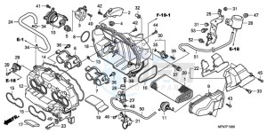 CB1000RA UK - (E / MPH) drawing AIR CLEANER