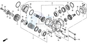 VT1100D2 drawing CROSS SHAFT