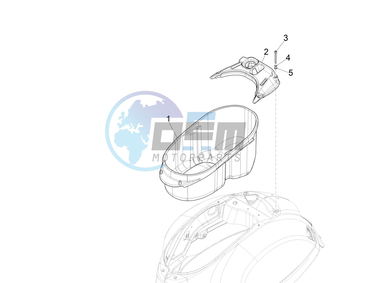 Helmet housing - Undersaddle