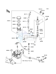 ER-6f ABS EX650B7F GB XX (EU ME A(FRICA) drawing Rear Master Cylinder