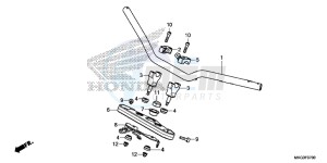 CMX500AH UK - (E) drawing HANDLE PIPE/ TOP BRIDGE