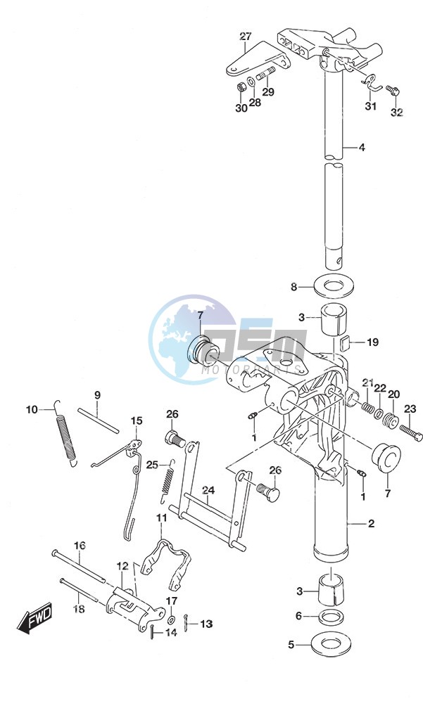 Swivel Bracket Remote Control