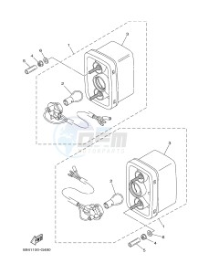 YXM700E YXM700PE YXM700PE (1XP4) drawing TAILLIGHT