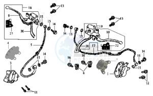 JOYRIDE 125 drawing BRAKE CALIPER / BRAKE LEVER