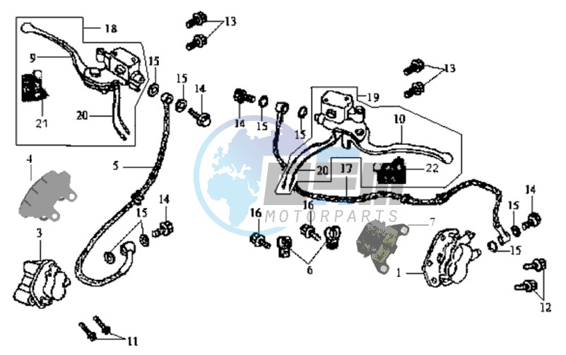 BRAKE CALIPER / BRAKE LEVER