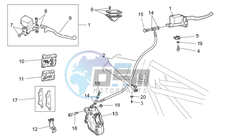 Front brake system