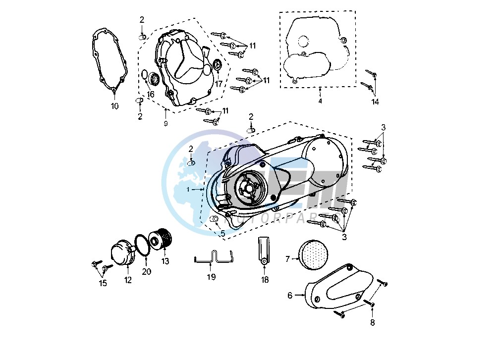 CRANKCASE COVER