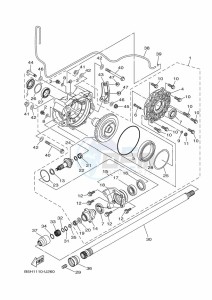 YXZ1000E YXZ1000R (B5J4) drawing DRIVE SHAFT