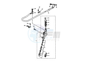 WR F 250 drawing REAR MASTER CYLINDER