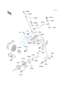 KVF 400 D [PRAIRIE 400] (D1-D4) [PRAIRIE 400] drawing OIL PUMP_OIL FILTER