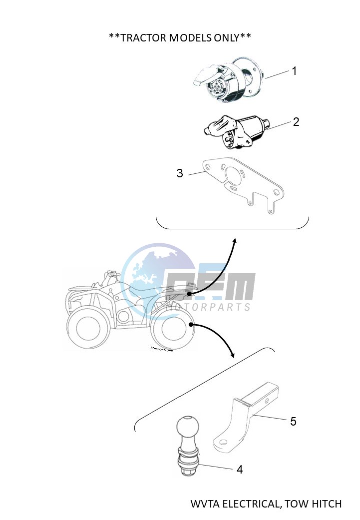 WVTA ELECTRICAL, TOW HITCH