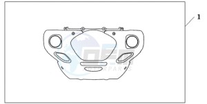 GL18009 Korea - (KO / AB) drawing CHROME FR.LOWER COWL