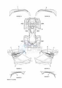 YFM700FWB YFM70KDHK (B6K6) drawing GRAPHICS