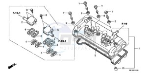 CBF1000T9 Europe Direct - (ED) drawing CYLINDER HEAD COVER