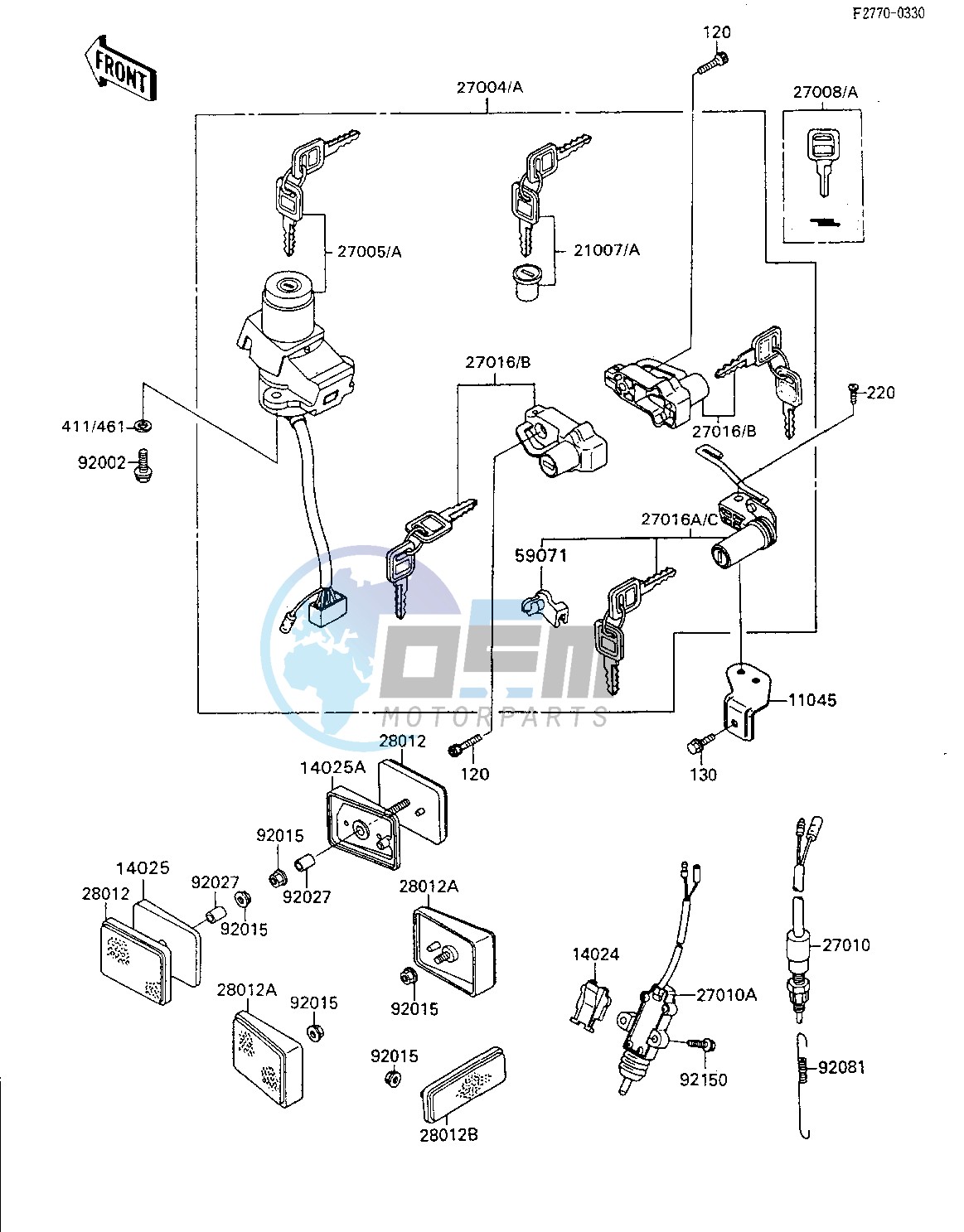 IGNITION SWITCH_LOCKS_REFLECTORS