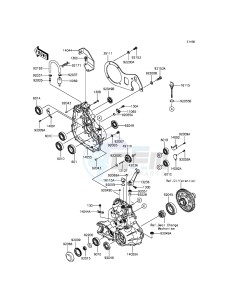 MULE 600 KAF400BGF EU drawing Gear Box