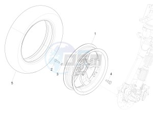 Primavera 150 4T 3V iGET ABS (EMEA) drawing Front wheel