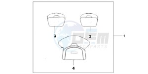 GL18009 NZ / AB NAV - (NZ / AB NAV) drawing DELUXE INNER BAG