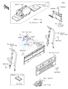 MULE PRO-DX KAF1000EHF EU drawing Labels