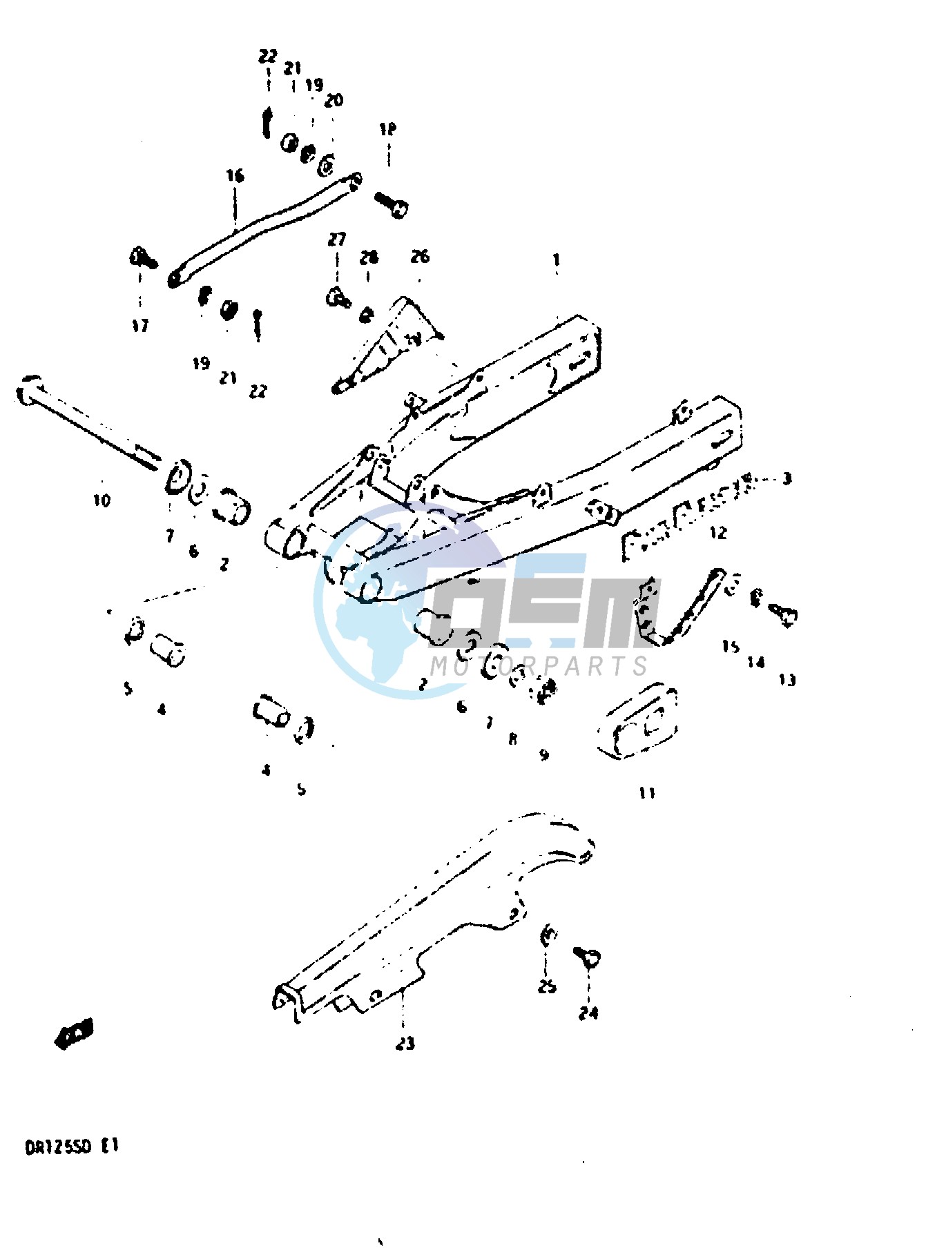 REAR SWINGING ARM