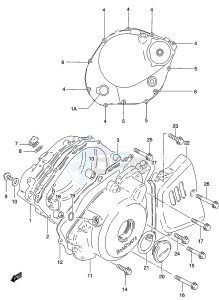 GZ250 (K3) drawing CRANKCASE COVER