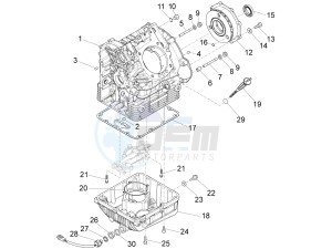 California 1400 Touring ABS 1380 drawing Crankcases I