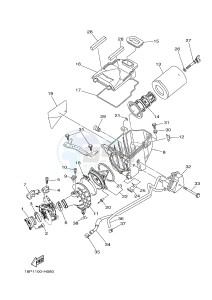 YFZ450R YFZ450RSEB YFZ450R SPECIAL EDITION (18PM 18PN) drawing INTAKE