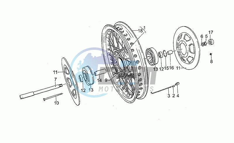 Front wh, spokes, 1st series