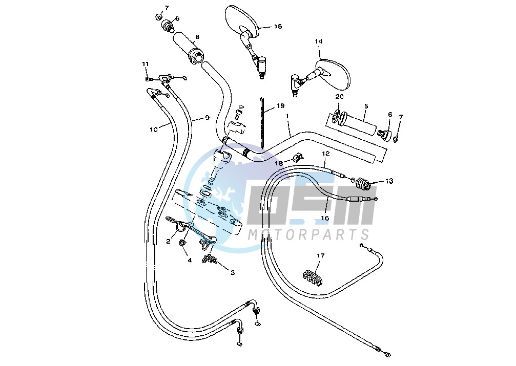 STEERING HANDLE -CABLE