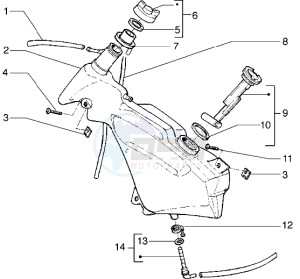 Runner VX 125 drawing Fuel Tank