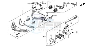 CB900F 919 drawing TAILLIGHT