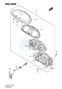 UH125 ABS BURGMAN EU drawing SPEEDOMETER