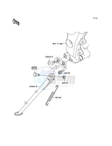 Z1000_ABS ZR1000ECF FR XX (EU ME A(FRICA) drawing Stand(s)