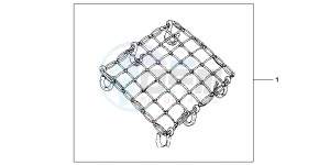 CBR600RRB drawing RUBBER NET A