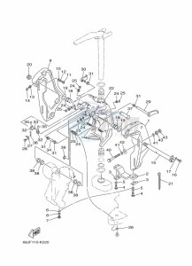 115CETOL drawing FRONT-FAIRING-BRACKET