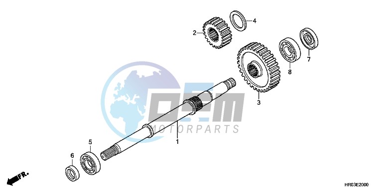 REAR BRAKE CALIPER