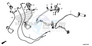 VFR800XF CrossRunner 2ED drawing SWITCH/CABLE