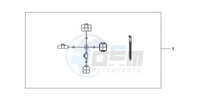 XL1000VA9 France - (F / ABS CMF) drawing QUARTET HARNESS