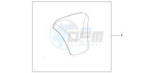 VFR800 drawing TANK PAD