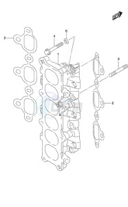 DF 300AP drawing Intake Manifold