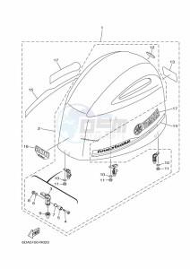 F200GETX drawing FAIRING-UPPER