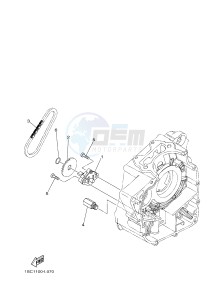 YFM300 RAPTOR 300 (1SC1) drawing OIL PUMP