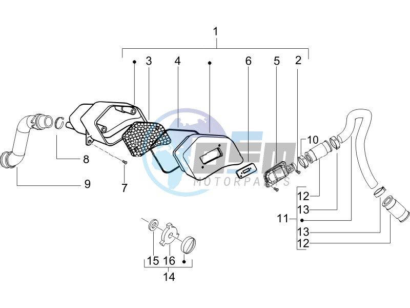 Secondairy air box