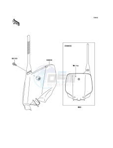 KX85 / KX85 II KX85A8F EU drawing Accessory