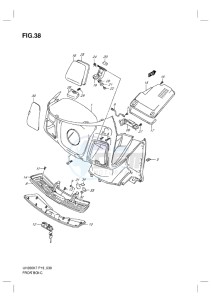 UH200 BURGMAN EU drawing FRONT BOX